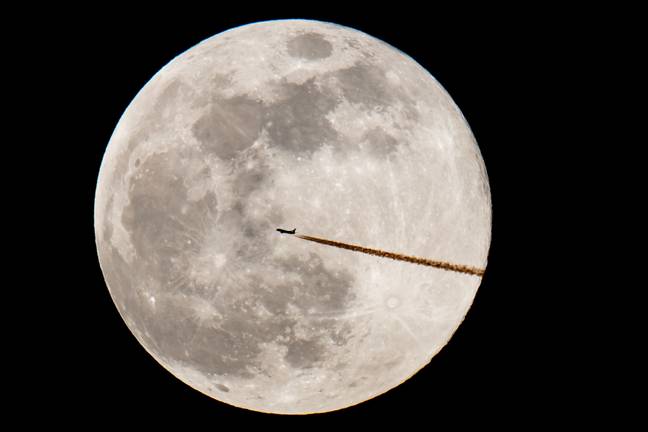 Full moon over Bavaria